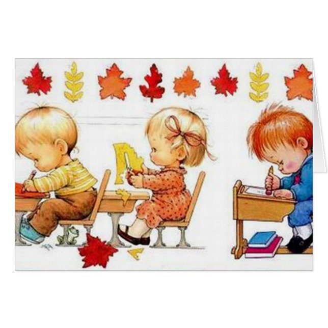 Zurück zu Schule - (Vorderseite (Horizontal))