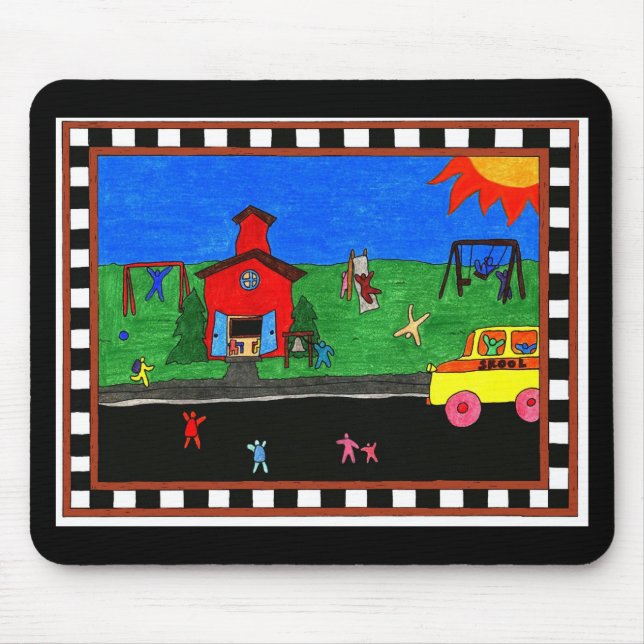 Zurück zu Schule Mousepad (Vorne)