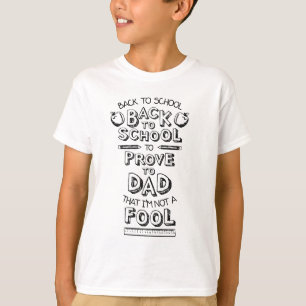 Zurück zu Schule T-Shirt