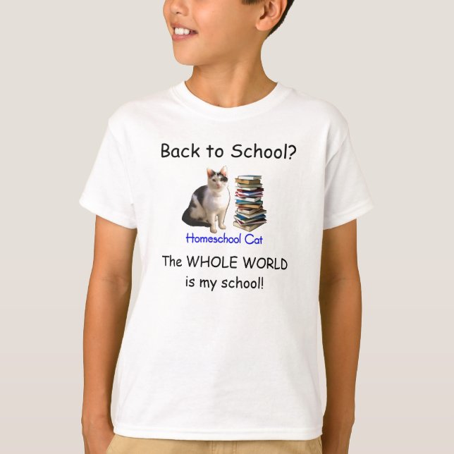 Zurück zu SchuleHomeschool 3 T - Shirt (Vorderseite)
