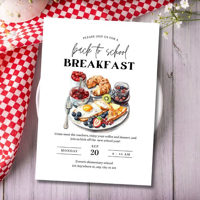 Zurück zu Schulfrühstück einladen, die Lehrer tref Einladung (Von Creator hochgeladen)