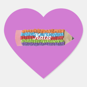 Zurück zu Schulgeschenk - personalisierter Aufkleb Herz-Aufkleber