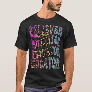 Zurück zu Schulglauben Motivator Innovator Teache T-Shirt