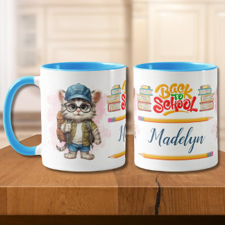 Zurück zu Schulkatzenkleidung - Personalisierter R Tasse