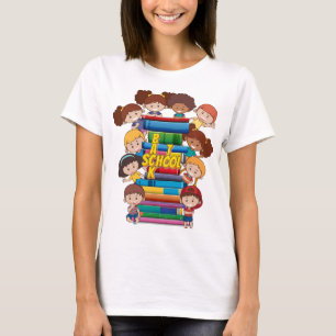 Zurück zu Schulkindern Lehrer T-Shirt