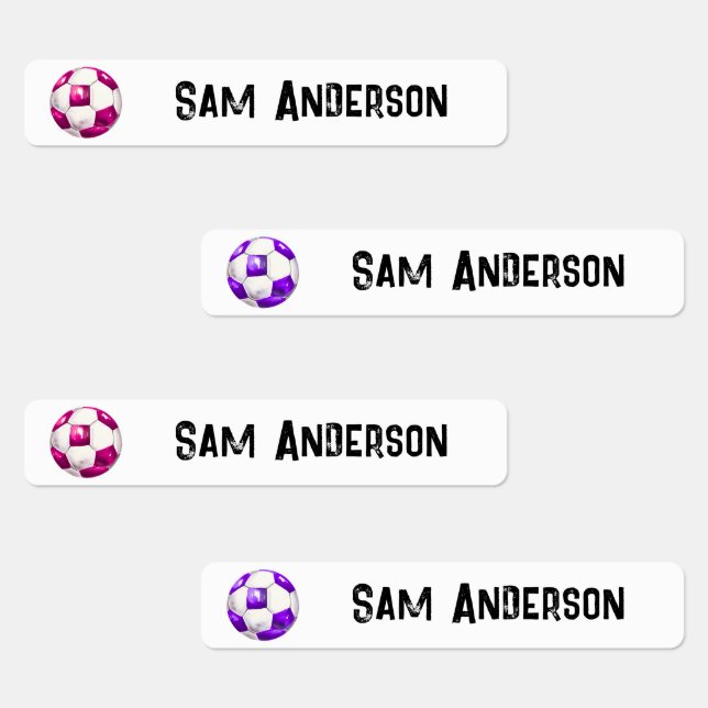 Zurück zu Schulmädchen Fußball Kinder Name Etiketten (Gruppe)