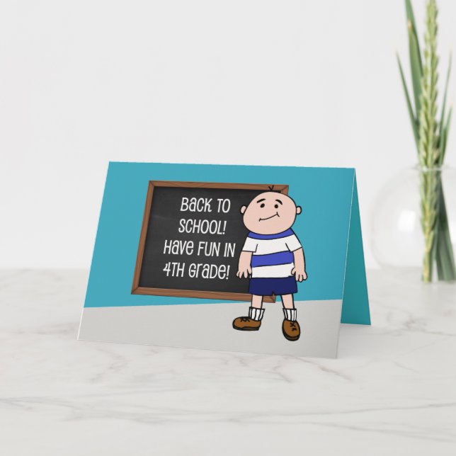 Zurück zu Schulviertem Grad Karte (Vorderseite)