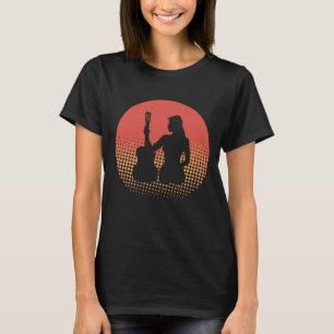 Zurück zu Vintagen Retro-Rock & Roll-Musik und Gui T-Shirt