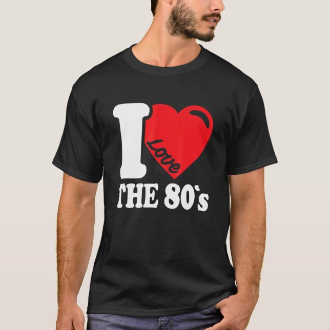 Zurück zum 80er I Liebe des 80er-Jahre Kostümkleid T-Shirt (Vorderseite)