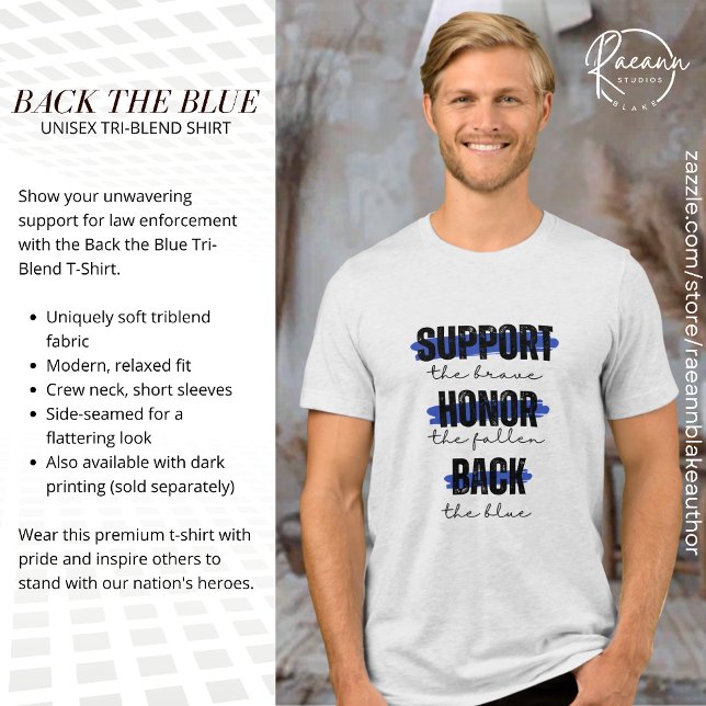 Zurück zum Blue Tri-Blend Shirtr Shirt (Von Creator hochgeladen)