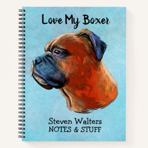 Zurück zum Boxer-Notebook Notizbuch
