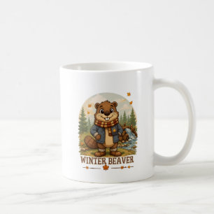 Zurück zum Damm! Süße Biber-Kaffeetasse Cozy Woo Kaffeetasse
