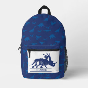 Zurück zum Dino-Thema gedruckter Rucksack
