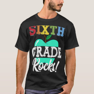 Zurück zum ersten Schultag 6. Klasse Rocks Teache T-Shirt