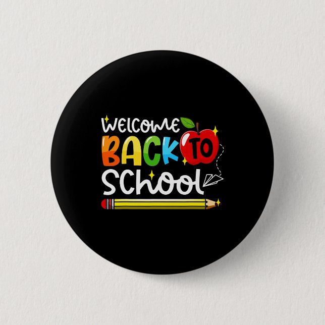 Zurück zum ersten Schultag Button (Vorderseite)