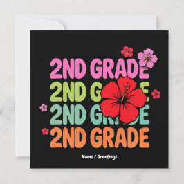 Zurück zum ersten Schultag der zweiten Klasse Nied Einladung