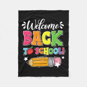 Zurück zum ersten Schultag Fleecedecke