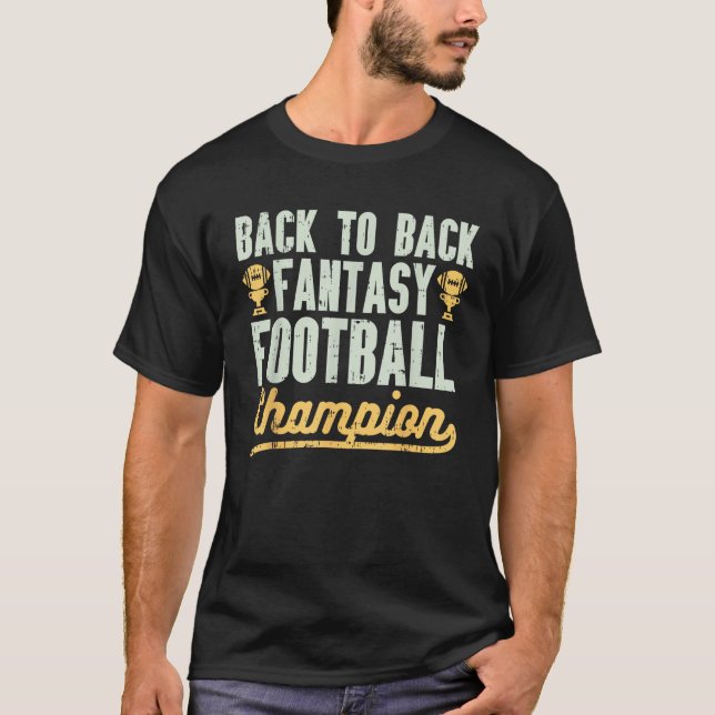 Zurück zum Fantasy Football Champion Gridiron Le T-Shirt (Vorderseite)