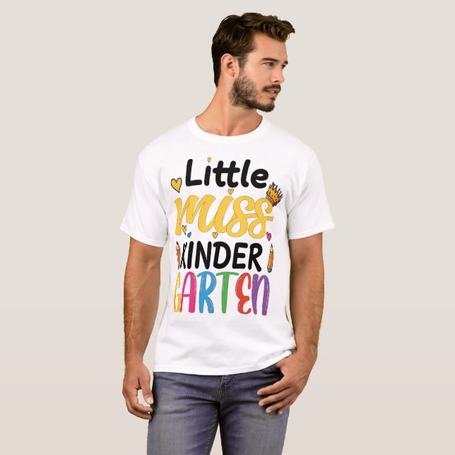 zurück zum Kindergarten Kinderlehrer T-Shirt (Vorne ganz)