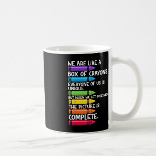 Zurück zum Lehrer sind wir wie eine Schachtel Cray Kaffeetasse