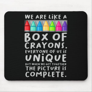 Zurück zum Lehrer sind wir wie eine Schachtel Cray Mousepad