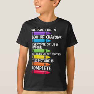 Zurück zum Lehrer sind wir wie eine Schachtel Cray T-Shirt