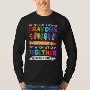 Zurück zum Lehrer sind wir wie eine Schachtel Cray T-Shirt