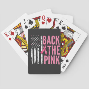 Zurück zum rosa Brustkrebsmonat Spielkarten