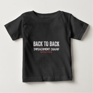Zurück zum Rücken des Einklemmkämpfers Baby T-shirt