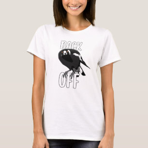 Zurück zum sarkastischen, fetten Magpie-Shirt T-Shirt