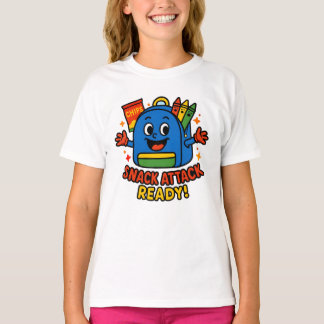 Zurück zum Schulbackpack-Design T-Shirt