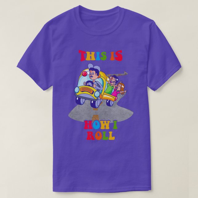 Zurück zum Schulbus-Monitor-Geschenk: So kann ich  T-Shirt (Design vorne)
