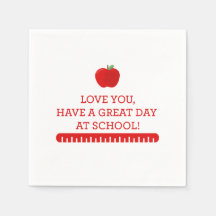 Zurück zum Schulessen Napkin