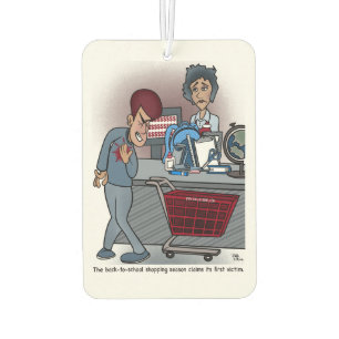 Zurück zum Schulkauf Air Freshener Autolufterfrischer