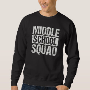 Zurück zum Schullehrer Schüler Mittelschule Squad Sweatshirt