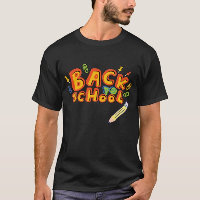 Zurück zum Schulmodus | Studium Hard, Träume Big V T-Shirt (Vorderseite)
