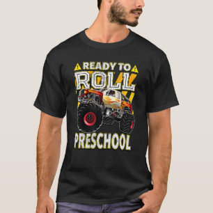 Zurück zum Schulmonster LKW bereit zum Pressen T-Shirt
