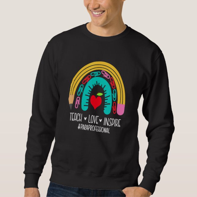 Zurück zum Schulparadies für Lehrer Sweatshirt (Vorderseite)