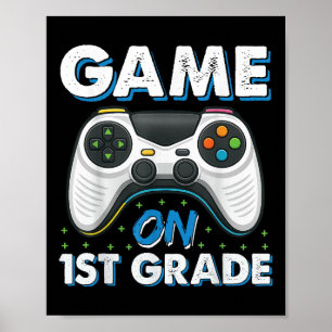 Zurück zum Schulspiel auf 1. Klasse Funny Gamer Ki Poster