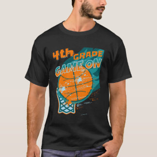 Zurück zum Schulspiel im 4. Klasse Student Basketb T-Shirt