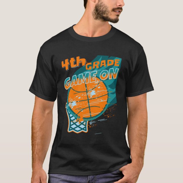Zurück zum Schulspiel im 4. Klasse Student Basketb T-Shirt (Vorderseite)