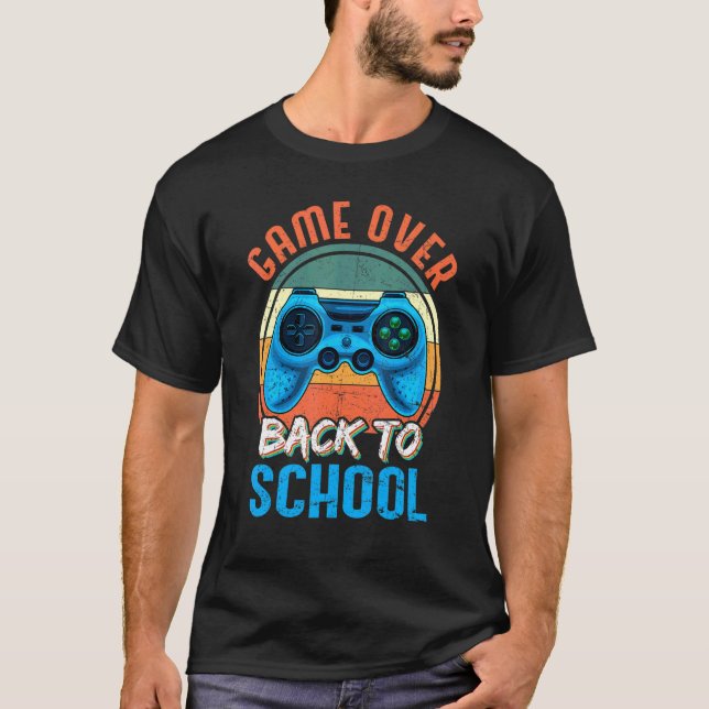 Zurück zum Schulspiel über die Kontrolle der Lehre T-Shirt (Vorderseite)