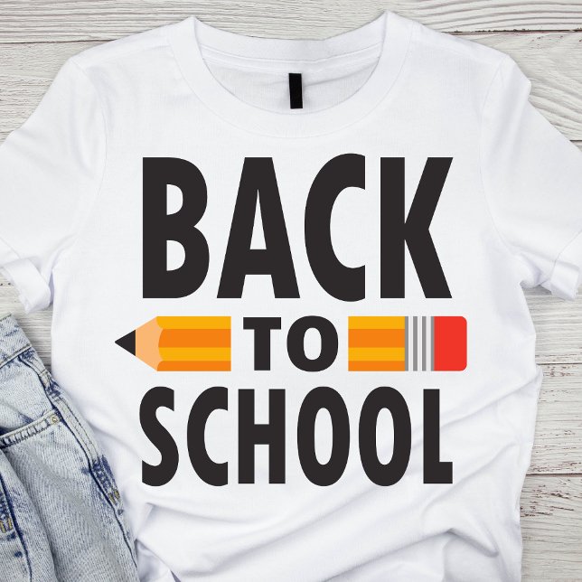 Zurück zum Schulstab T-Shirt (Von Creator hochgeladen)