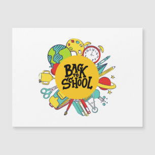 Zurück zum Schultag Funny gifts Geschenke für Kind Magnetkarte