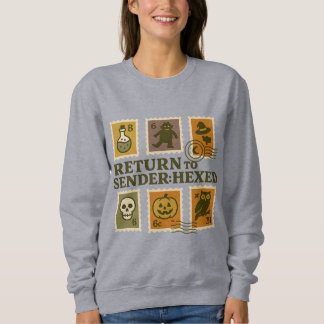Zurück zum Sender: Hexed Halloween-Briefmarke-Shir Sweatshirt