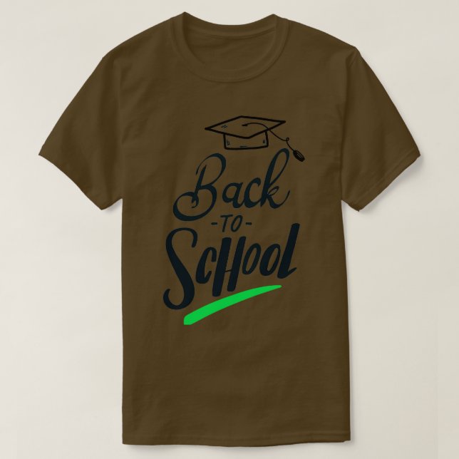 Zurück zum Shirt der Schule (Design vorne)