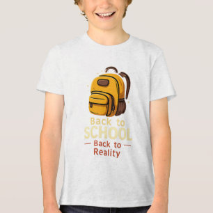 Zurück zum Shirt der Schule - Zurück zur Realität