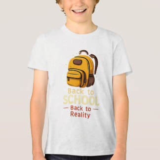Zurück zum Shirt der Schule - Zurück zur Realität