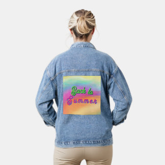 Zurück zum Sommer Jeansjacke