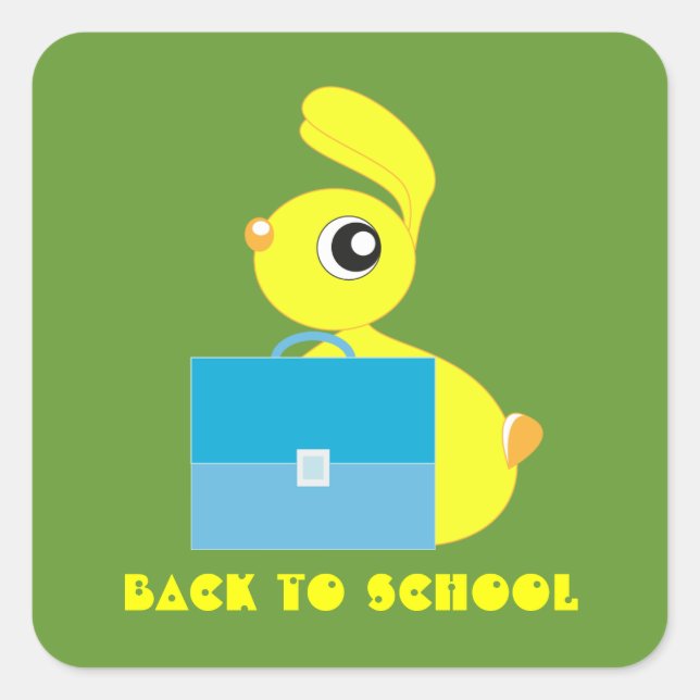 Zurück zum Sticker für die Schule (Vorderseite)